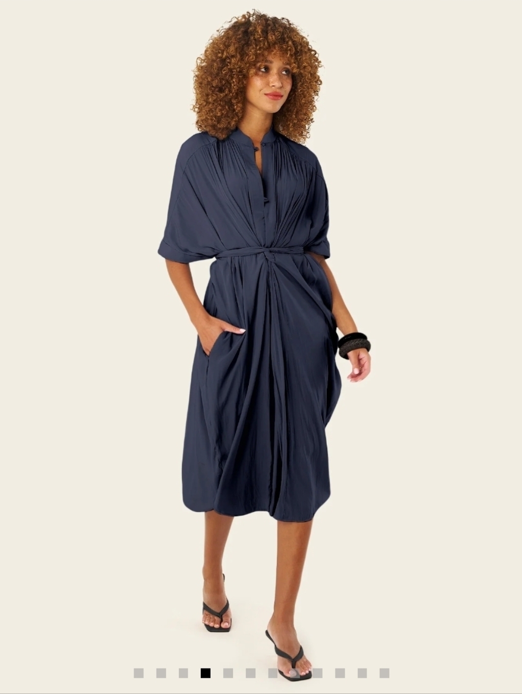 Ever By X Original Multiway Convertible Dress, Navy One Size Euc Retail $380